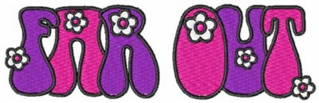 Picture of Far Out Machine Embroidery Design