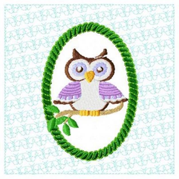 Picture of Lacy Owl Branch Machine Embroidery Design
