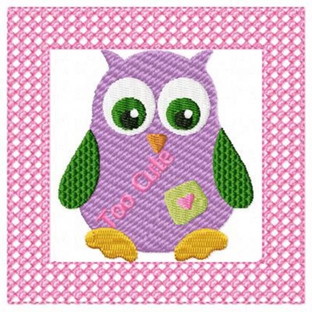Picture of Lacy Owl Cute Machine Embroidery Design