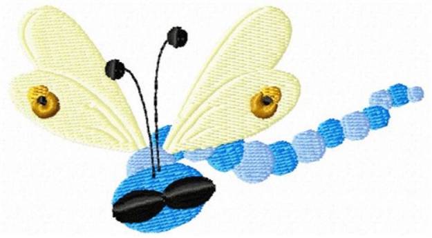 Picture of Blue Dragonfly Machine Embroidery Design