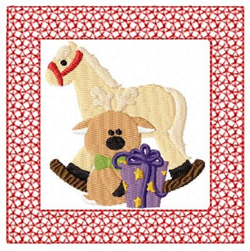 Lacy Christmas Gifts Machine Embroidery Design