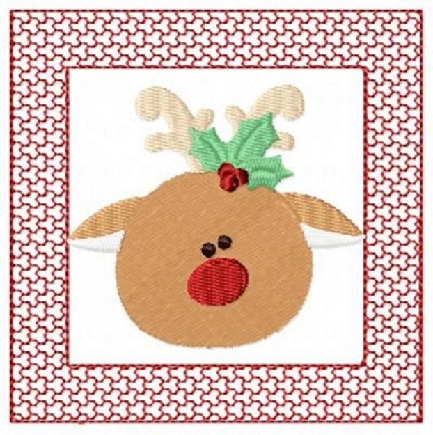 Picture of Lacy Reindeer Machine Embroidery Design