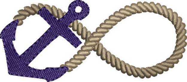 Picture of Infinity Anchor Machine Embroidery Design