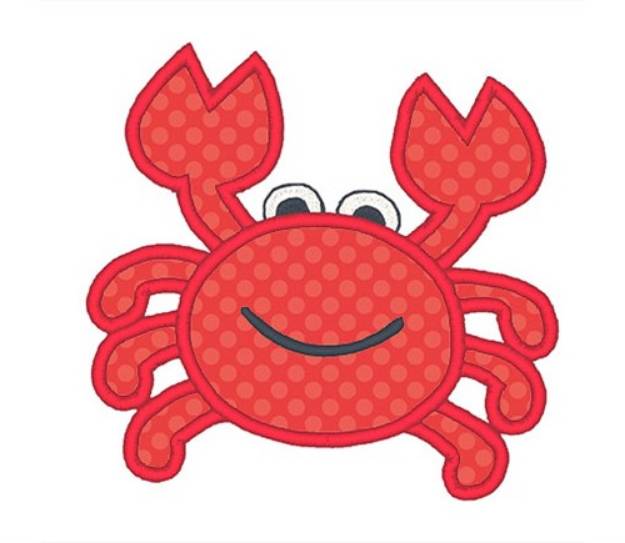 Picture of Applique Crab Machine Embroidery Design