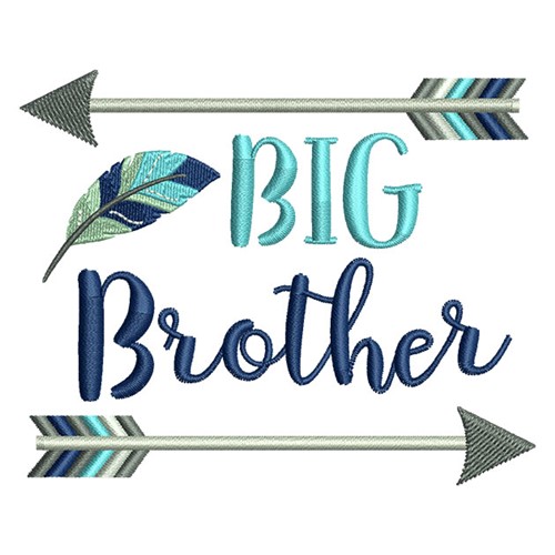 Big Brother Arrow Machine Embroidery Design