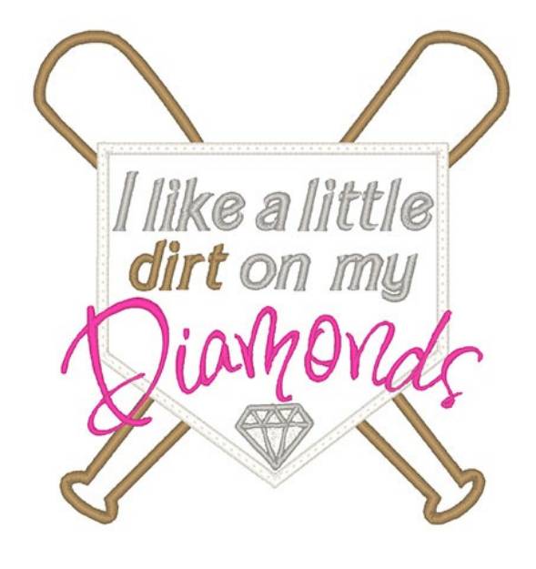 Picture of Dirt Diamonds Machine Embroidery Design