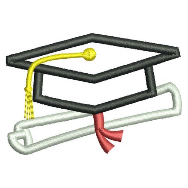Picture of Cap & Diploma Machine Embroidery Design