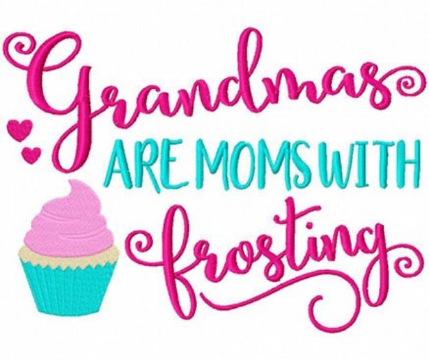 Picture of Grandmas Frosting Machine Embroidery Design