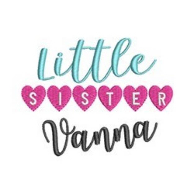 Picture of Little Sister Vanna Machine Embroidery Design