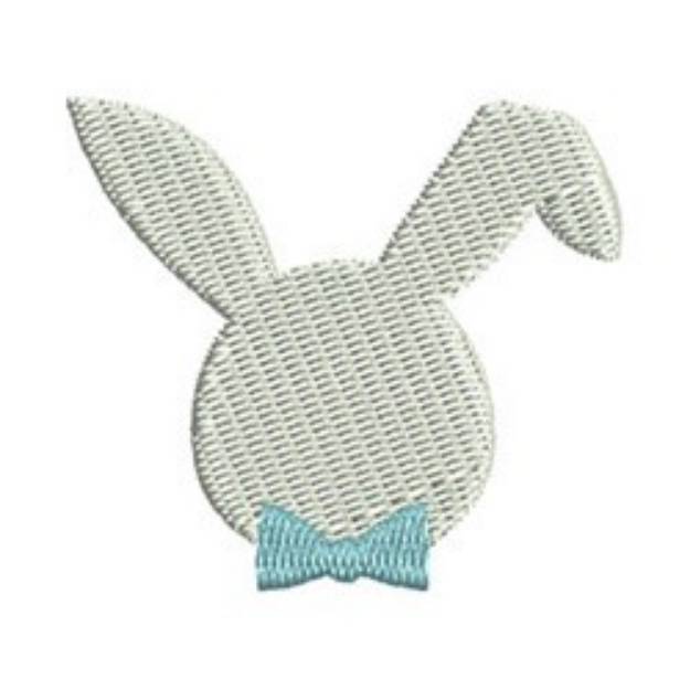 Picture of Mini Bunny Head Machine Embroidery Design