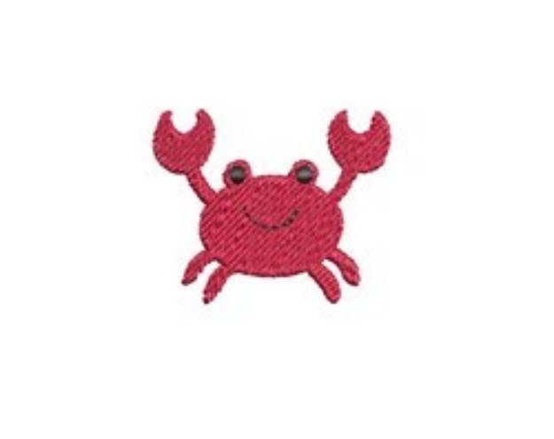 Picture of Mini Crab Machine Embroidery Design