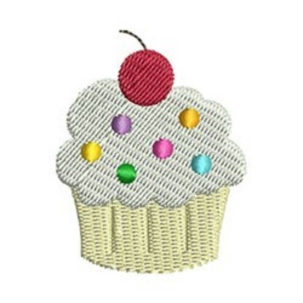 Picture of Mini Cupcake Machine Embroidery Design