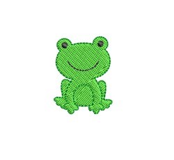 Mini Frog Machine Embroidery Design