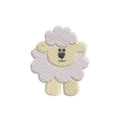 Mini Lamb Machine Embroidery Design
