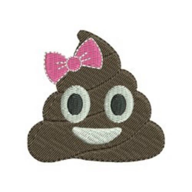Picture of Mini Poop  Machine Embroidery Design