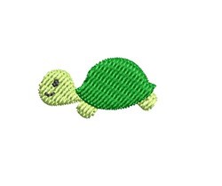 Mini Turtle Machine Embroidery Design