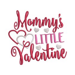 Mommys Valentine Machine Embroidery Design