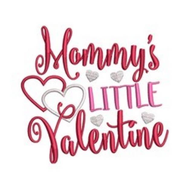 Picture of Mommys Valentine Machine Embroidery Design