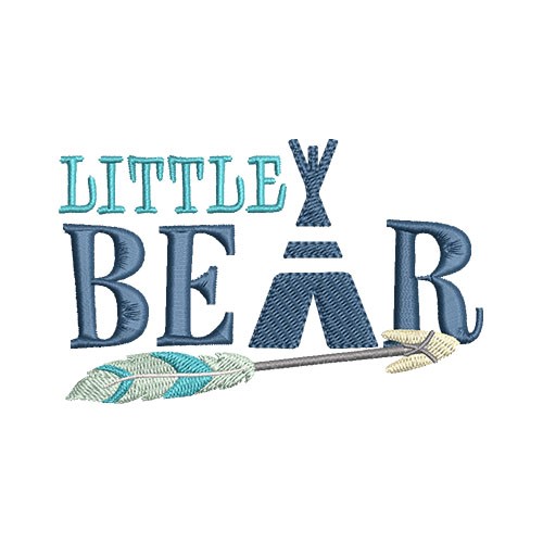 Little Bear Machine Embroidery Design