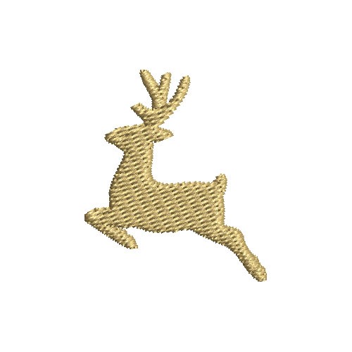 Mini Reindeer Machine Embroidery Design