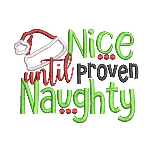 Proven Naughty Machine Embroidery Design