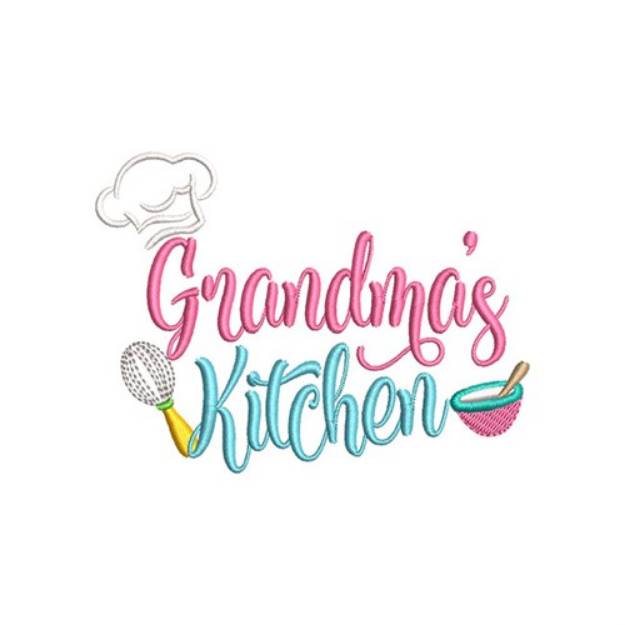 Picture of Grandmas Kitchen Machine Embroidery Design