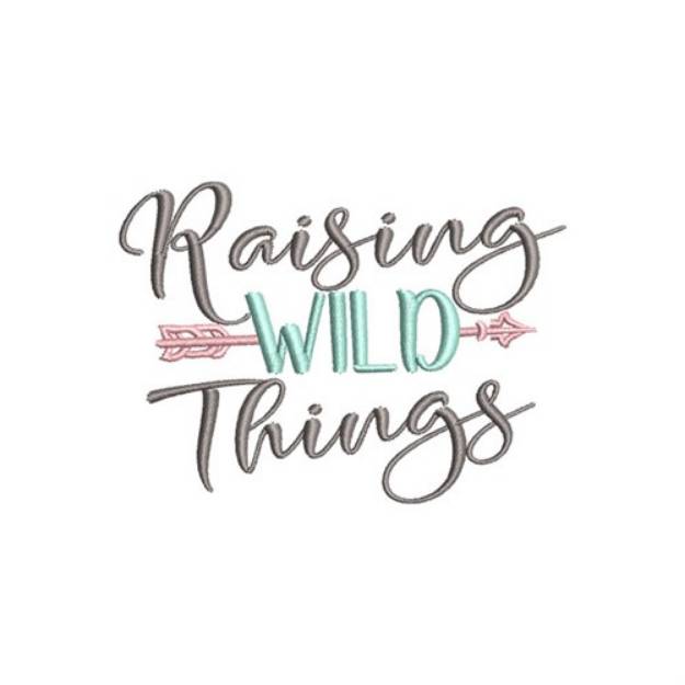 Picture of Raising Wild Things Machine Embroidery Design