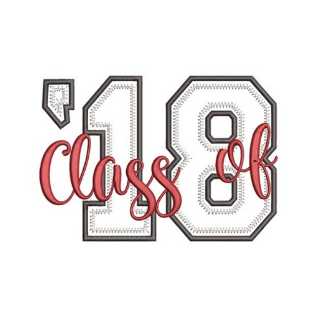 Picture of Class Of 18 Machine Embroidery Design