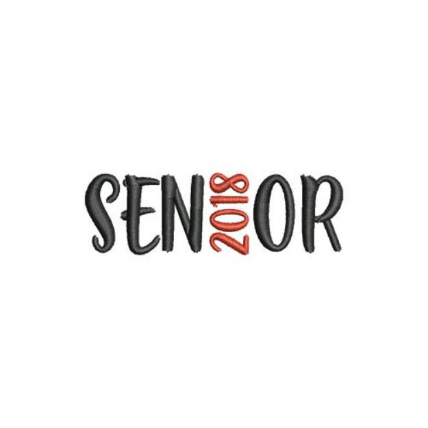 Picture of 2018 Senior Machine Embroidery Design