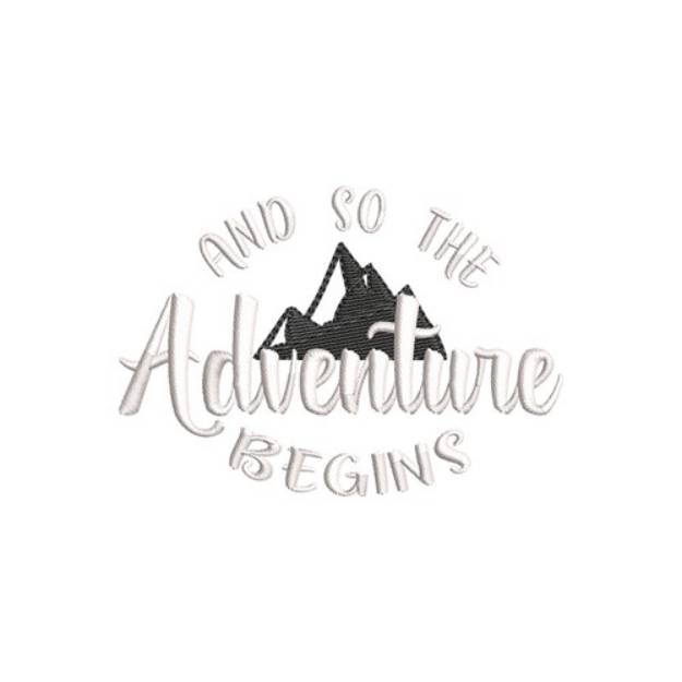 Picture of Adventure Begins Machine Embroidery Design