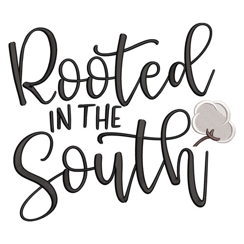 Rooted in the South Machine Embroidery Design
