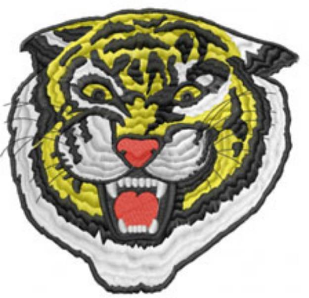 Picture of TIGER HEAD Machine Embroidery Design