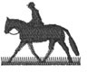 WALKING HORSE Machine Embroidery Design