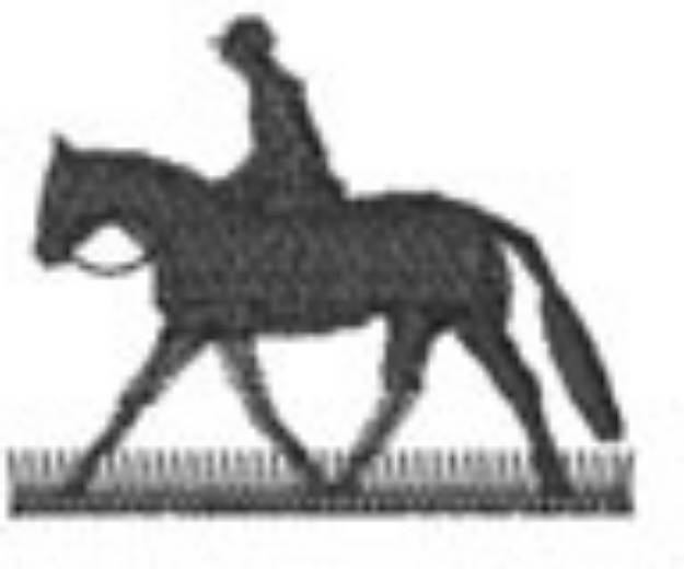Picture of WALKING HORSE Machine Embroidery Design