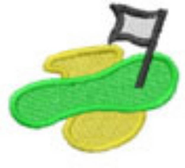 Picture of GOLF GREEN Machine Embroidery Design