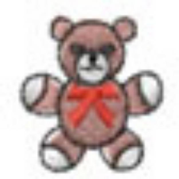 Picture of TEDDY BEAR SMALL Machine Embroidery Design