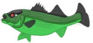 Picture of LARGE FISH Machine Embroidery Design