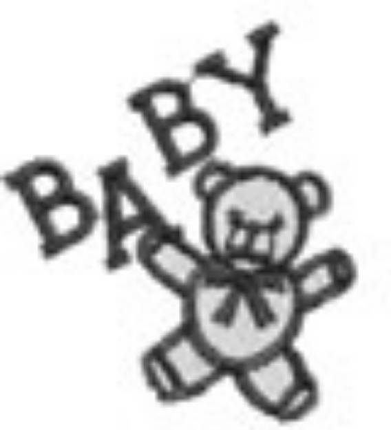 Picture of TEDDY BEAR BABY Machine Embroidery Design