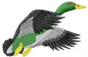 Picture of FLYING MALLARD Machine Embroidery Design