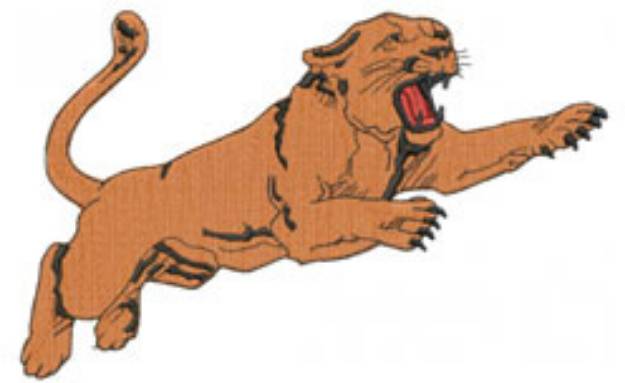 Picture of COUGAR Machine Embroidery Design