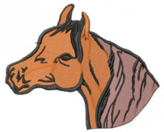 Picture of HORSE HEAD Machine Embroidery Design