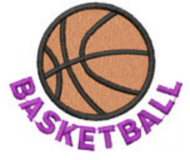 Picture of BASKETBALL Machine Embroidery Design