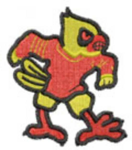 Picture of CARDINAL MASCOT Machine Embroidery Design