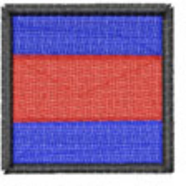 Picture of NAVY FLAG 3 Machine Embroidery Design