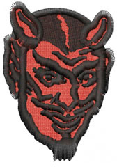 DEVIL HEAD Machine Embroidery Design