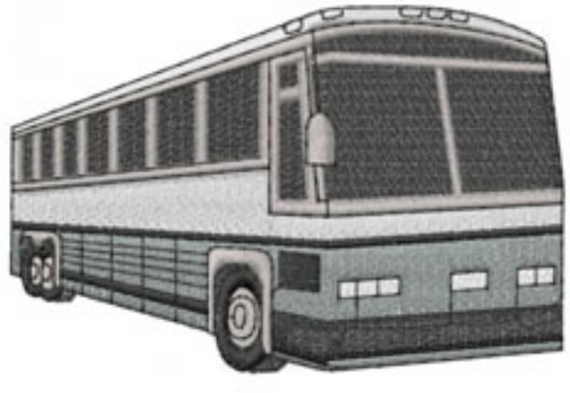 Picture of TOUR BUS Machine Embroidery Design