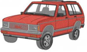Picture of GMC JIMMY Machine Embroidery Design