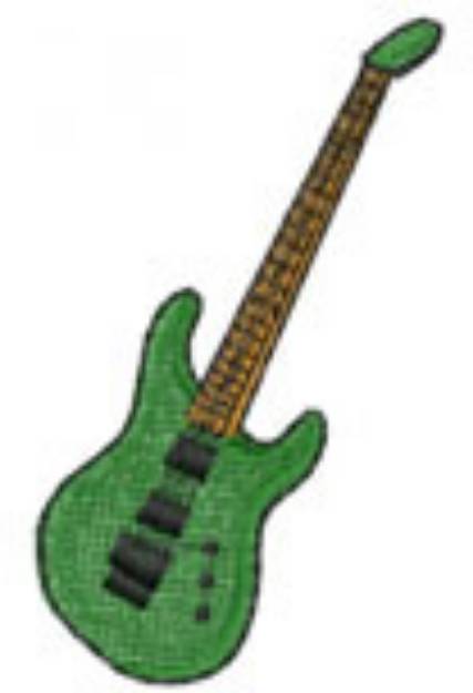 Picture of ELECTRIC GUITAR Machine Embroidery Design