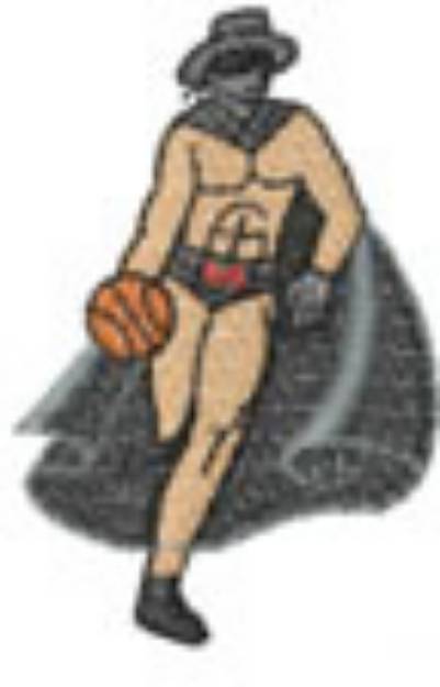 Picture of CAPED MAN WITH BALL Machine Embroidery Design
