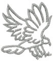 EAGLE FLYING Machine Embroidery Design